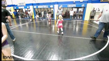 55 lbs Consi Of 4 - Shane Guinn, Fort Gibson Youth Wrestling vs Elisabeth Greer, Heat