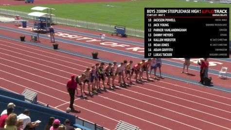 Men's 2k Steeplechase, Final - High School