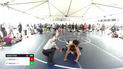 137 lbs Quarterfinal - Juan Gallardo, Wasco YW vs Gilbert Vasquez, Venom WC