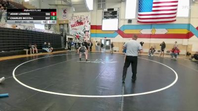 190 lbs Cons. Round 3 - Adam Lownds, Thunder Basin vs Charles McColl, South