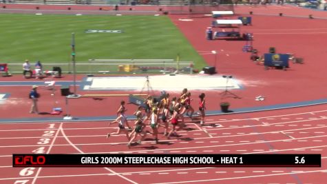 Women's 2k Steeplechase, Final - High School