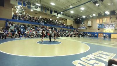 100lbs Champ. Round 3 - Kaylia Maltos, Sunnyside (Girls) vs Kenzie Romero, Lake Stevens (Girls)