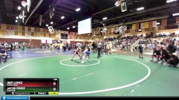 126 lbs Champ. Round 3 - Jeff Lopez, Clovis West vs Jacob Perez, Monache