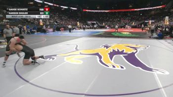 Champ. Round 1 - Gauge Schuetz, Pawnee City vs Karson Shuler, Hitchcock County