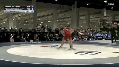 97 kg Quarters - Ryder Rogotzke, Ohio RTC/ Titan Mercury Wrestling Club vs David Tate Orndorff, Titan Mercury Wrestling Club (TMWC)