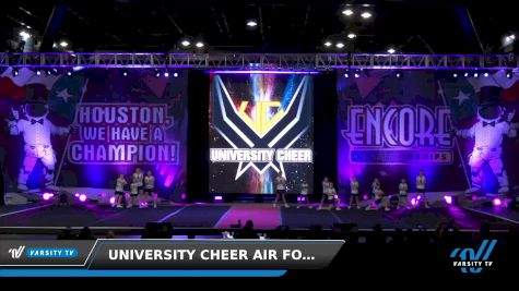 University Cheer Air Force Inc - Thunderboltz [2021 L1 Youth - D2 - Small Day 2] 2021 Encore Houston Grand Nationals DI/DII