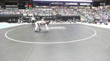 165 lbs 1st Place Match - Emerson Tjaden, De Soto HS vs Adrian Monaco, Wichita-Kapaun Mt. Carmel HS