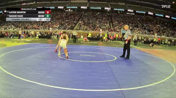 D1-113 lbs Champ. Round 1 - Layne Martin, Rockford HS vs Nazar Kadi, Stoney Creek HS