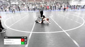 95 lbs Rr Rnd 1 - Nathan Matthis, POWA vs Peyton VanHoven, Team Alien UFO