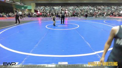 43 lbs Round Of 32 - Levi Escarcega, MANU WC vs Brody Middleton, Greenwave Youth Wrestling Club
