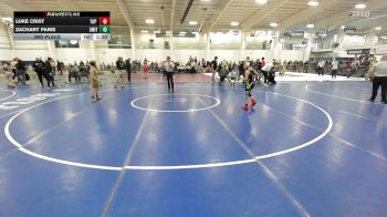 81 lbs 3rd Place - Luke Crist, Top Flight Wrestling Academy vs Zachary Paris, Smitty's Wrestling Barn