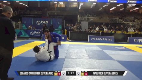 Wallisson Oliveira Souza vs Eduardo Carvalho De Oliveira Mac 2025 Pan Jiu Jitsu IBJJF Championship