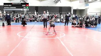 70 lbs Rr Rnd 3 - Olivia Rex, MGW Glitter & Grit - Girls vs Sophia Cordoba, Cordoba Trained (Sand Storm Sisters)