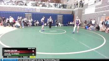 126 lbs Cons. Round 2 - Samuel Alambra, Unattached vs Talinn Colton, Middleton Wrestling Club