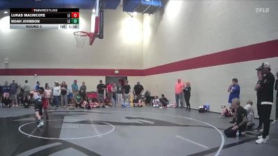 125 lbs Round 2 - Noah Johnson, Cobra Wrestling Club vs Lukas Machicote, Knights Youth Wrestling