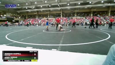 80 lbs Quarterfinal - Jedediah Harpell, Lion Elite vs Aiden Vargas, Maverick Elite