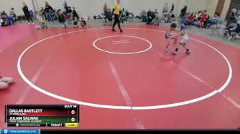 43 lbs 5th Place Match - Julian Salinas, Texas Takedown Academy vs Dallas Bartlett, 3F Wrestling