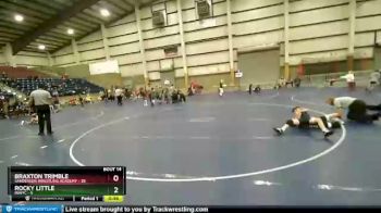 84 lbs Quarters & Wb (16 Team) - Rocky Little, INWTC vs Braxton Trimble, Sanderson Wrestling Academy
