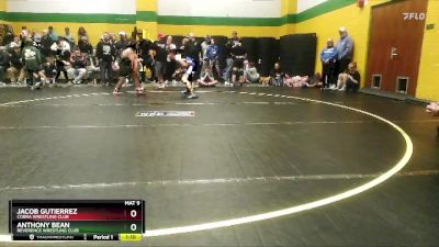 105 lbs Cons. Round 1 - Jacob Gutierrez, Cobra Wrestling Club vs Anthony Bean, Reverence Wrestling Club