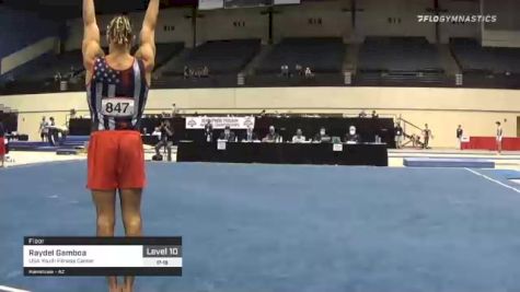 Raydel Gamboa - Floor, USA Youth Fitness Center - 2021 USA Gymnastics Development Program National Championships