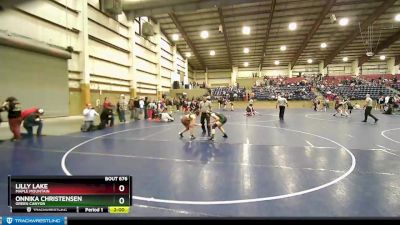 110 lbs Cons. Round 2 - Lilly Lake, Maple Mountain vs Onnika Christensen, Green Canyon