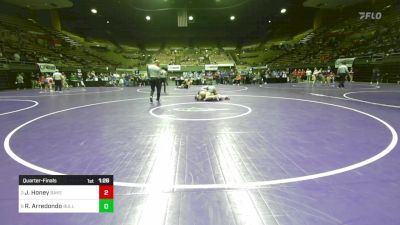 177 lbs Quarterfinal - Jacob Honey, Bakersfield vs Ramon Arredondo, Bullard