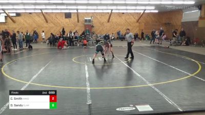 I 95 lbs Final - Chase Smith, Hanover vs Dakota Sandy, Clarks Summit