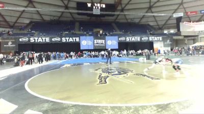 85 lbs 2nd Place Match - Alyse Gudde, Punisher Wrestling Company vs Alyzah Gonzalez, Prosser Wrestling Academy