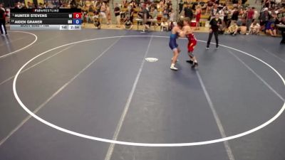 144 lbs Champ. Round 3 - Hunter Stevens, WI vs Aiden Graner, MN
