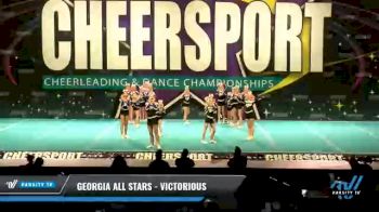 Georgia All Stars - Victorious [2021 L2 Youth - D2 - Small - A Day 1] 2021 CHEERSPORT National Cheerleading Championship