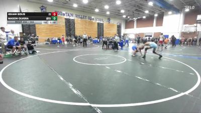 144 lbs Champ. Round 2 - Julian Solis, Fountain Valley vs Mason Olvera, Arroyo (El Monte)