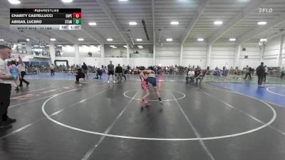 71 lbs Quarterfinal - Charity Castellucci, Cape Ann vs Abigail Lucero, Stamford