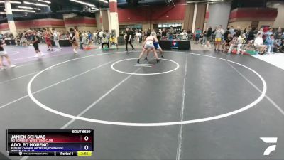 157 lbs Champ. Round 2 - Janick Schwab, NG Bombers Wrestling Club vs Adolfo Moreno, Future Champs Of Texas/Southside Wrestling Club