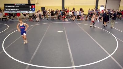 113 lbs 1st Place Match - Griffin Magee, ND vs Caden Correll, IL