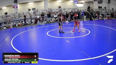 75 lbs Cons. Round 2 - Maddison Smith, Texas Wrestling Academy vs Kenlee Felton, Takedown Elite Wrestling