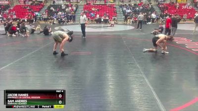 184 lbs Cons. Semi - Sam Andres, Nebraska Kearney vs Jacob Hanes, University Of Central Missouri