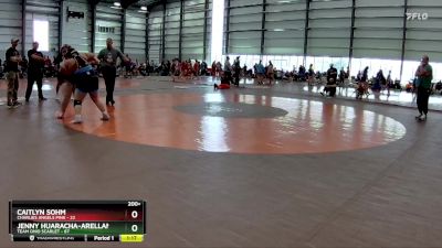 200+ Semis & 1st Wrestleback (8 Team) - Jenny Huaracha-Arellanos, Team Ohio Scarlet vs Caitlyn Sohm, Charlies Angels Pink