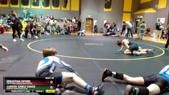 60 lbs Round 2 - Sebastian Siford, The Storm Wrestling Center vs Carson Gable Vance, Genesis Wrestling Club