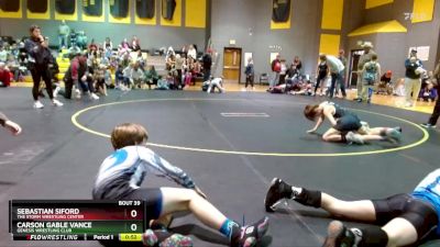 60 lbs Round 2 - Sebastian Siford, The Storm Wrestling Center vs Carson Gable Vance, Genesis Wrestling Club