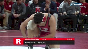 184 m, Nick Gravina, Rutgers vs Brandon Krone, Minn