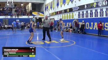 120 lbs Cons. Round 3 - Kate Pierson, WARREN vs Ryleigh Mercer, Springfield (Holland)