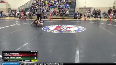 65 lbs Cons. Round 4 - Ryan Malikowski, Pursuit Wrestling Minnesota vs Cruz Prasnicki, Dakota Boyz Wrestling Club