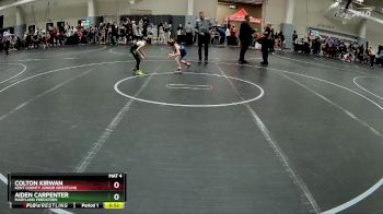 50 lbs Champ. Round 1 - Colton Kirwan, Kent County Junior Wrestling vs Aiden Carpenter, Maryland Predators