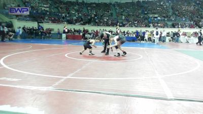 87 lbs Consi Of 32 #1 - Kael Palmer, Yukon vs Trent Kinslow, Cashion Wrestling Club