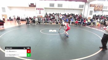 165 lbs Consi Of 4 - Cameron Abrams, Bridgewater-Raynham vs Zayde Facchetti, Minnechaug