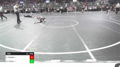 72 lbs Round Of 16 - Colt Roeder, Young Guns (IL) vs Blake Tuttle, Salina Wrestling Club