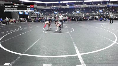 108.1-117.7 lbs 7th Place - Melanie Loynaz, KongKrete vs Deyton Young, Rayne Wrestling