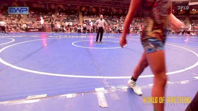 100 lbs Round Of 16 - Kalley Fuller, Blue Devil Wrestling vs Gjoa Rowe, Ubasa Wrestling Academy