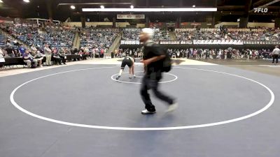 175 lbs Cons. Round 2 - Coleman Garrett, Leavenworth HS vs Max Harris, Hutchinson HS