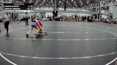 120 lbs Placement (4 Team) - Brinsley Sheridan, CTWHALE vs Jamison Dohaney, Smitty`s Barn